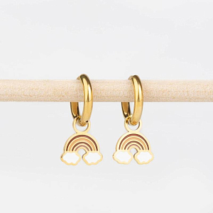 Шарм-подвеска в виде радуги Mrs. Ertha "Rainbow Dreams", 2 шт